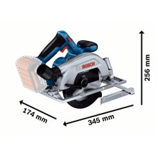 Акумуляторна циркулярна пилка BOSCH GKS 185-LI (06016C1221) (SOLO - без акумулятора та ЗУ)