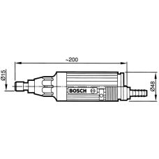 Пневматическая прямая шлифмашина Bosch 290 Вт (0607260100)