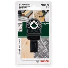 Погружное пильное полотно по дереву и металлу Bosch Starlock BIM AIZ 20 AB Wood and Metal (2607017346)