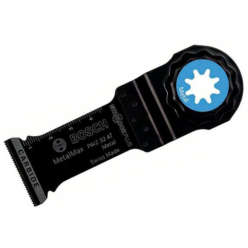 Пильное полотно по металлу Bosch Starlock Plus Carbide PAIZ 32 AT Metal изготовлено из HM (Carbide Technology) (2609256D53)