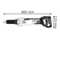 Аккумуляторная прямая шлифмашина Bosch GGS 18V-23 PLC Professional (0601229200)