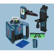 Ротаційний лазерний нівелір Bosch GRL 300 HVG + LR1+ RC1 (зелений промінь)