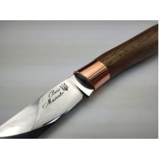Нож садовый для прививки Мусиенко CPM S90V 2,3% C 63HRC, рукоятка – дуб (MUS-S90V)
