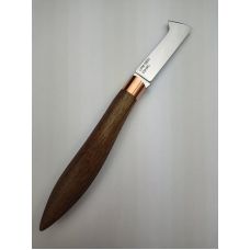 Нож садовый для прививки Мусиенко CPM S90V 2,3% C 63HRC, рукоятка – дуб (MUS-S90V)