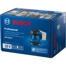Аккумуляторная эксцентриковая шлифмашина Bosch GEX 185-Li SOLO (06013A5020) без аккума и зарядки