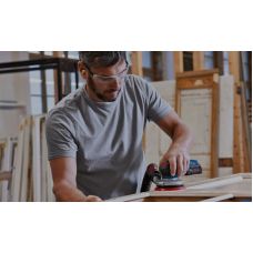 Акумуляторна ексцентрикова шліфувальна машина Bosch GEX 18V-125 Professional (0601372201)