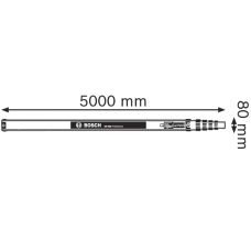 Вимірювальна рейка Bosch GR 500 Professional (0601094300)
