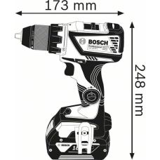 Аккумуляторная дрель-шуруповерт Bosch GSR 18V-60 C Professional (06019G1102)