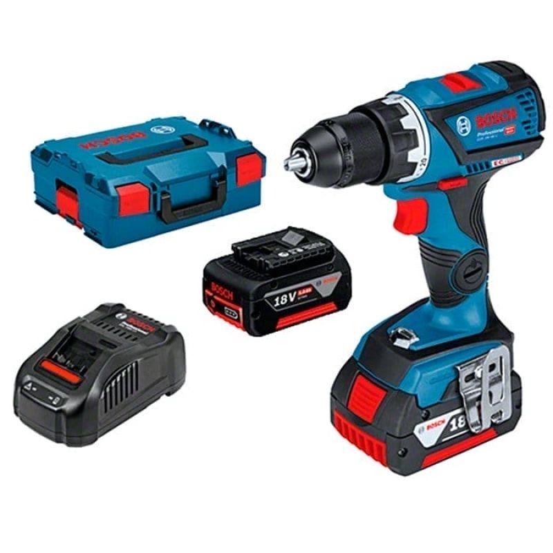 Аккумуляторная дрель-шуруповерт Bosch GSR 18V-60 + 2 акб 5 Ah + ЗУ GAL 1880 CV + L-Boxx 136 (06019G1100) Аккумуляторная дрель-шуруповерт Bosch GSR 18V-60 + 2 акб 5 Ah + ЗУ GAL 1880 CV + L-Boxx 136 (06019G1100)