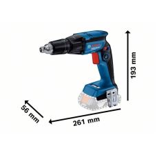 Аккумуляторный шуруповерт для гипсокартона Bosch GTB 185-LI (06019k7022) с GMA55 (2x GBA 18V 2Ah)