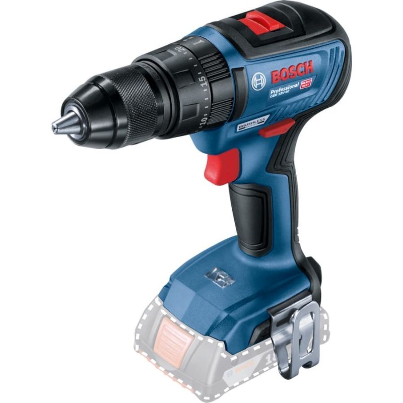 Аккумуляторная ударная дрель-шуруповерт Bosch GSB 18V-50 (06019H5106) Solo - без аку и Зп