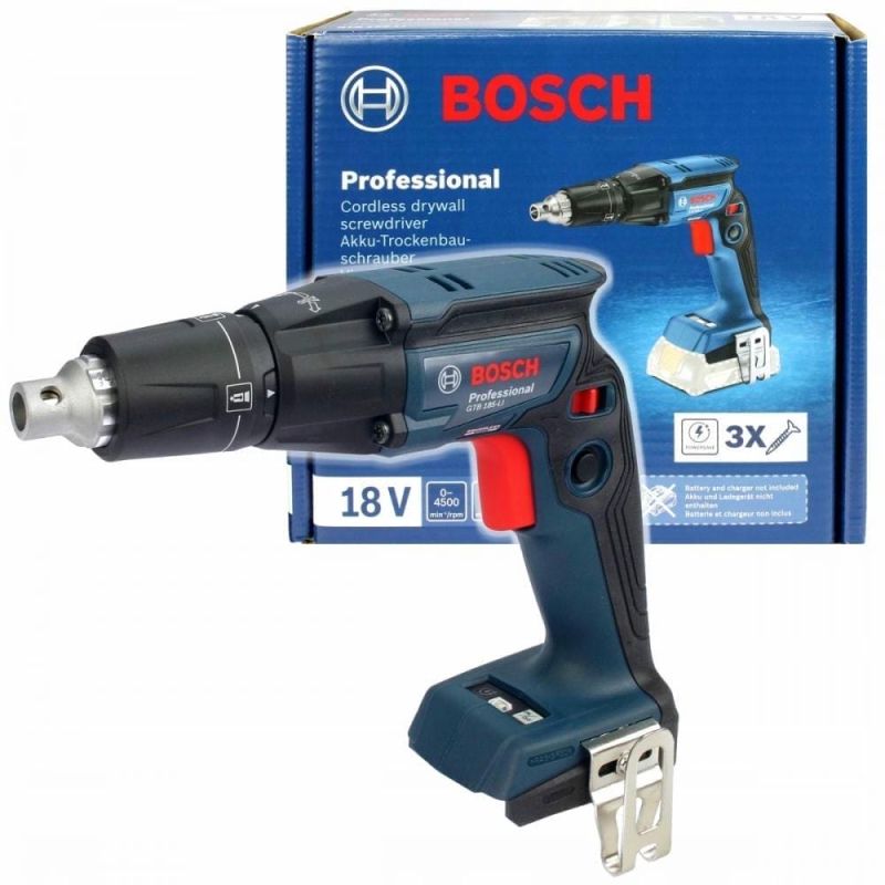 Аккумуляторный шуруповерт для гипсокартона Bosch GTB185-LI (06019k7021) SOLO без аку и зарядки
