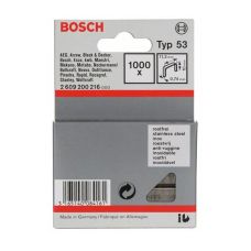 Скобы из нержавеющей стали Bosch, тип 53,10 мм (2609200216)