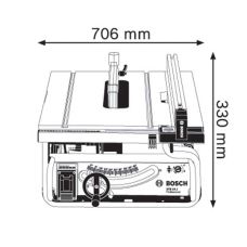 Циркулярная пила стационарная Bosch GTS 10 J (0601B30500)