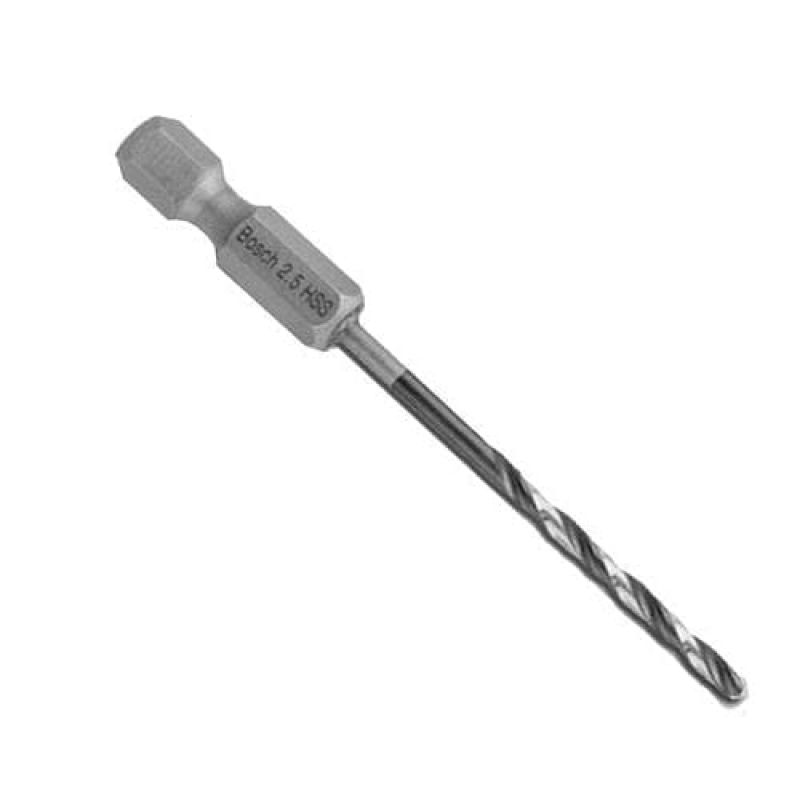 Сверло по металлу Bosch Impact Control с шестигранным хвостовиком, 2.5 мм (2608577047)