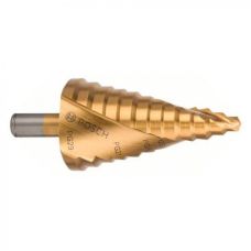 Ступенчатое сверло Bosch HSS-TiN, 12 ст., 6-37 мм, PG7-PG29 (2608587435) Ступенчатое сверло Bosch HSS-TiN, 12 ст., 6-37 мм, PG7-PG29 (2608587435)