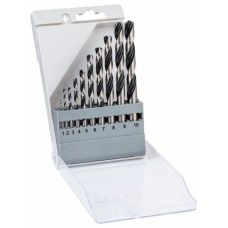 Набор сверл Bosch HSS-PointTeQ, 1-10 мм, 10 шт (2608577348)