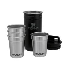 Набір (футляр та 4 чарки) Stanley Adventure Combo Matte Black (6939236348379)