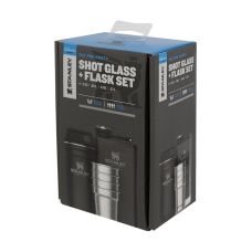 Набор Stanley Adventure Matte Black: футляр, фляга и 4 рюмки (6939236348430)