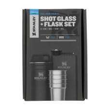 Набор Stanley Adventure Matte Black: футляр, фляга и 4 рюмки (6939236348430)