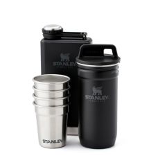 Набор Stanley Adventure Matte Black: футляр, фляга и 4 рюмки (6939236348430)