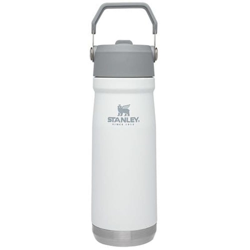 Термобутылка STANLEY GO ICEFLOW FLIP STRAW 0.65Л POLAR (6939236382731)