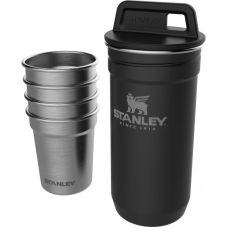 Набір (футляр та 4 чарки) Stanley Adventure Combo Matte Black (6939236348379)