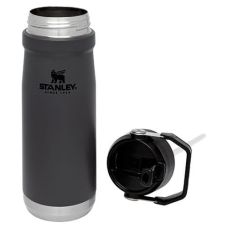 ТЕРМОБУТИЛКА STANLEY GO ICEFLOW FLIP STRAW 0.65Л CHARCOAL (6939236382748)