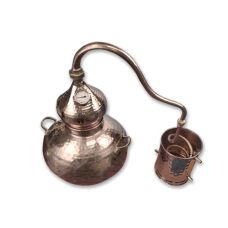 Аламбик медный с термометром на 10 л (Португалия) (AL10T) Alamcopper