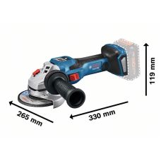 Аккумуляторная угловая шлифмашина Bosch GWS 18V-15 SC Professional (06019H6100) (SOLO без ака и ЗУ)