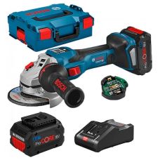 Аккумуляторная угловая шлифмашина Bosch GWS 18V-15 SC Professional, 2 акб 18V 8 Ah (06019H6101)