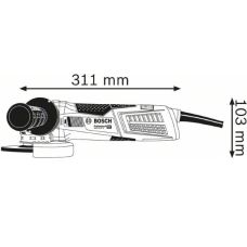Угловая шлифмашина Bosch GWX 19-125 S (06017C8002)