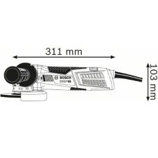 Угловая шлифмашина Bosch GWX 17-125 S (06017C4002)