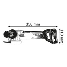 Аккумуляторная угловая шлифмашина Bosch GWX 18V-10 Professional Solo (06017B0100)