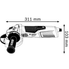 Угловая шлифмашина Bosch GWS 19-125 CIE Professional